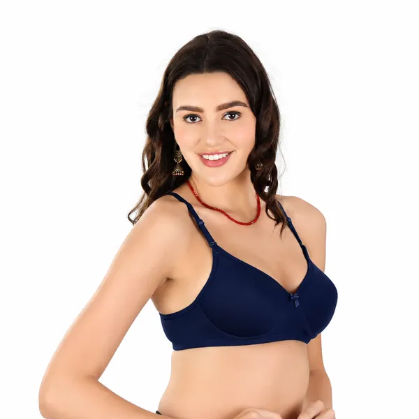 Navy_Blue_Seamless_Padded_Bra_