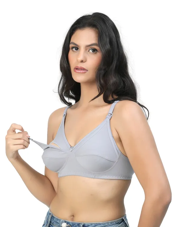 Navy_Blue-Silver_Full_Coverage_Maternity_Bra_Pack_Of_2
