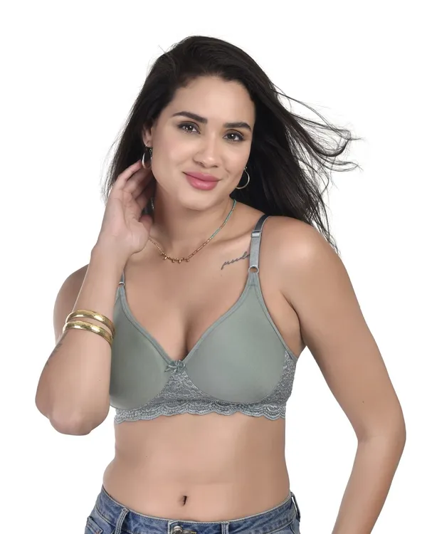 Green_Non-Padded_Non-Wired_Full_Coverage_Spacer_Cup_T-shirt_Bra