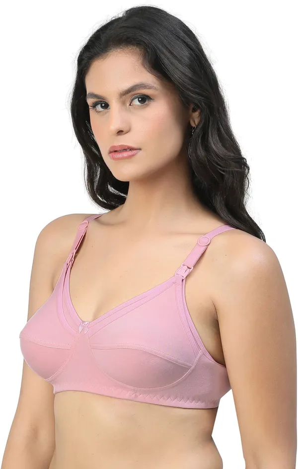 Blush_Pink_Cotton_Maternity_&_Nursing_Non_Padded_Bra_For_Women