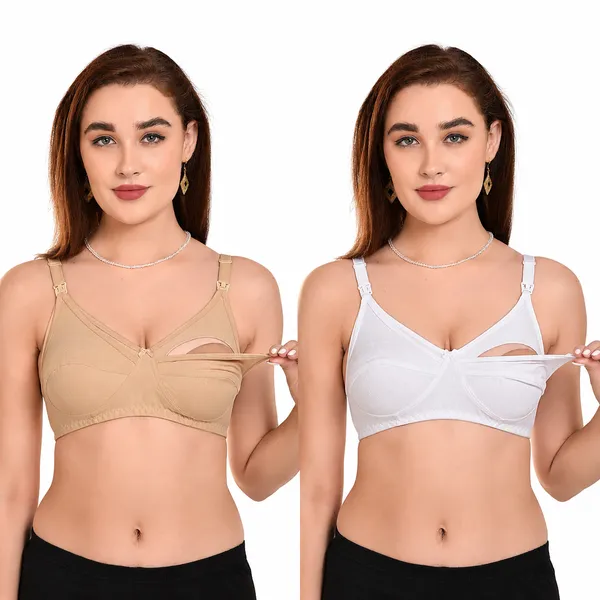 Skin-White_Full_Coverage_Maternity_Bra_Pack_Of_2