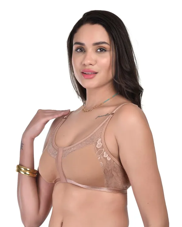 Nude_Non-Padded_Non-Wired_Spacer_Cup_Easy-On_Front_Open_Full_Figure_Bra_in_Nude_Colour