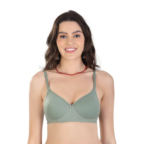 Pastel_Green_Cotton_T-Shirt_Padded_Bra_For_Women