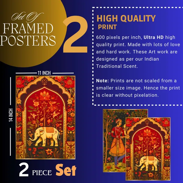 Golden_Set_Of_Two_Wall_Paintings_For_Dacoration_Framed_Living_Room_&_Bedroom_Art_Home_Decoration_Office_Decor_(14X11_Inch_Ch-Gd2-19)