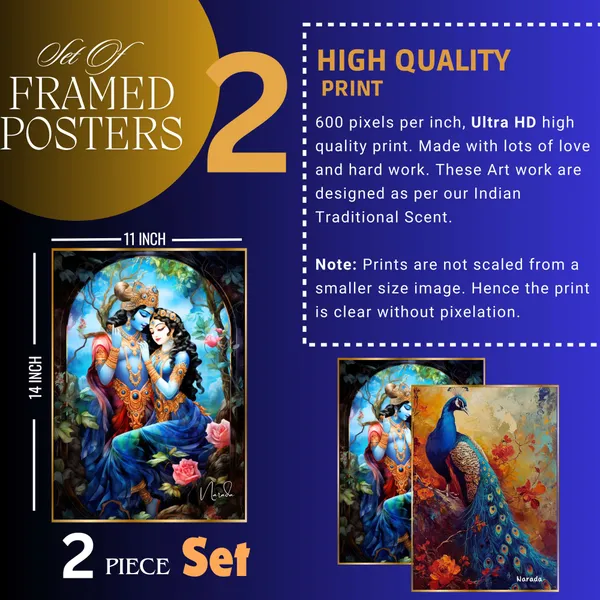 Golden_Set_Of_Two_Wall_Paintings_For_Dacoration_Framed_Living_Room_&_Bedroom_Art_Home_Decoration_Office_Decor_(14X11_Inch_Ch-Gd2-5)