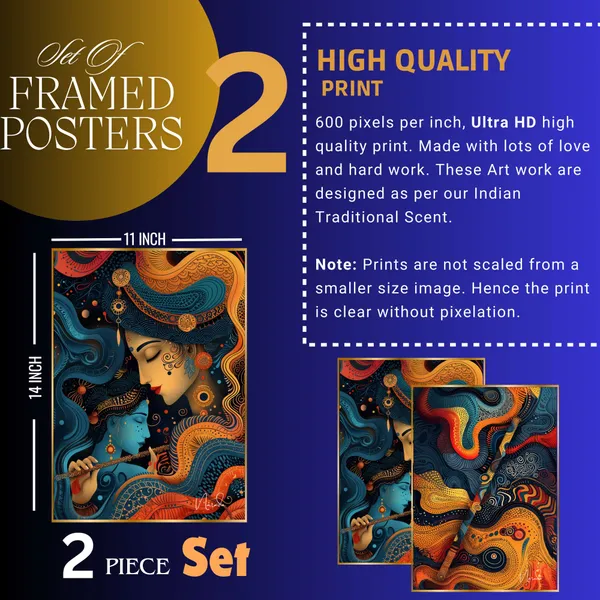 Golden_Set_Of_Two_Wall_Paintings_For_Dacoration_Framed_Living_Room_&_Bedroom_Art_Home_Decoration_Office_Decor_(14X11_Inch_Ch-Gd2-6)