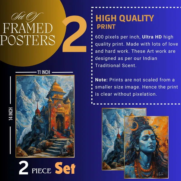 Golden_Set_Of_Two_Wall_Paintings_For_Dacoration_Framed_Living_Room_&_Bedroom_Art_Home_Decoration_Office_Decor_(14X11_Inch_Ch-Gd2-7)