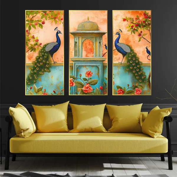 Golden_Set_Of_Two_Wall_Paintings_For_Dacoration_Framed_Living_Room_&_Bedroom_Art_Home_Decoration_Office_Decor_(14X11_Inch_Ch-Gd2-22)