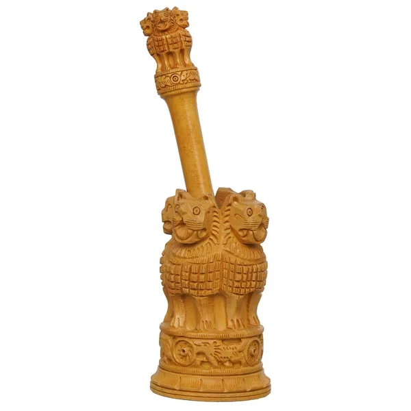 Brown_Wooden_Ashoka_Pillar