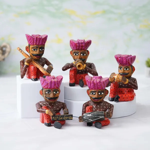 Multicolor_Rajasthani_Musician_Set