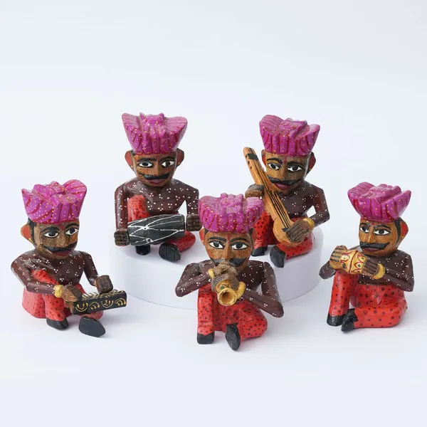 Multicolor_Rajasthani_Musician_Set