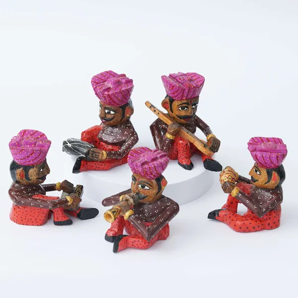 Multicolor_Rajasthani_Musician_Set