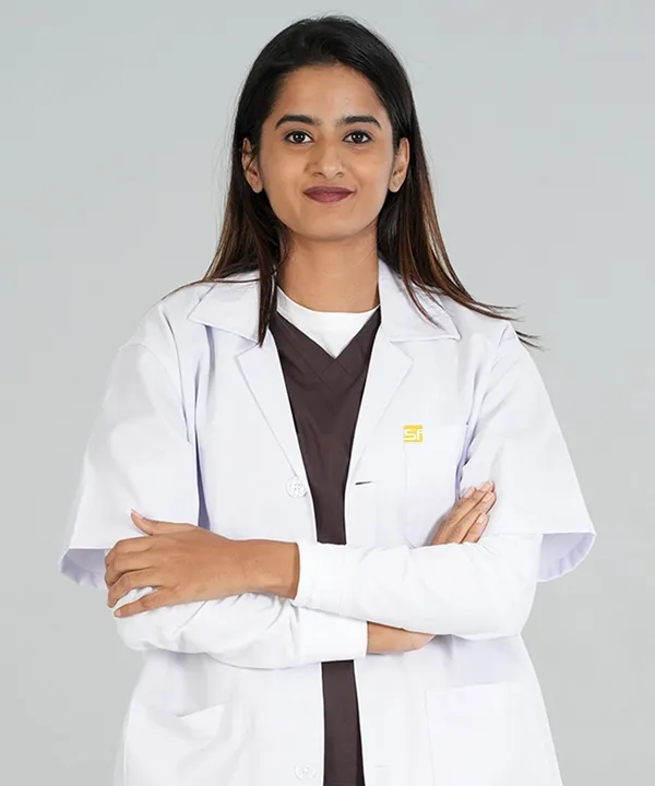 White_Academy_Women's_Apron_Duo_Half_And_Full_Sleeves_Combo_Set