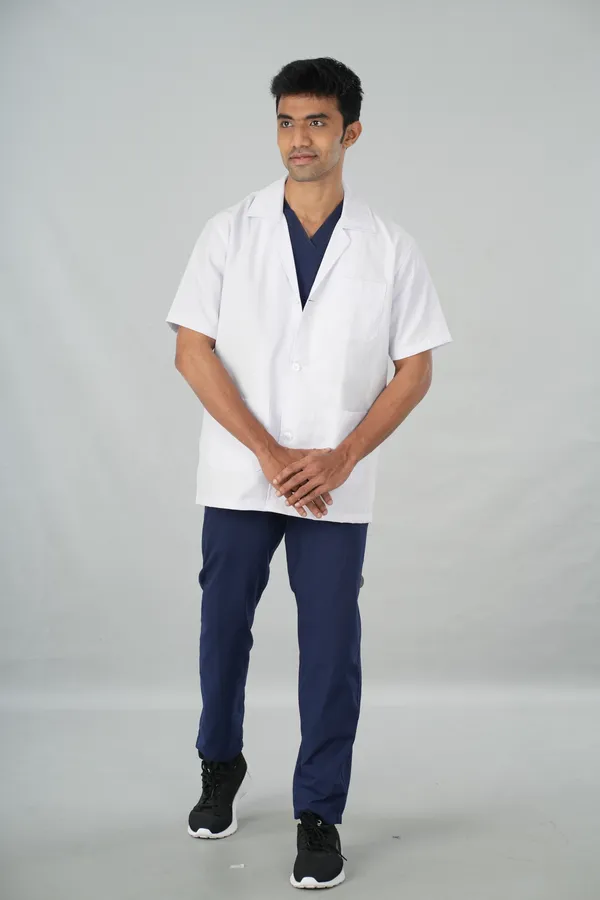 Academy_Men's_Apron_White_Half_Sleeves