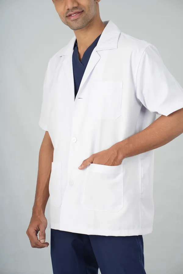 Academy_Men's_Apron_White_Half_Sleeves