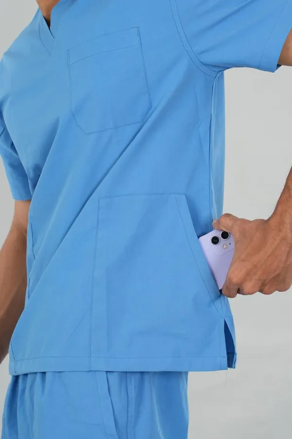 Men's_Scrub_Top_And_Bottom_Half_Sleeves