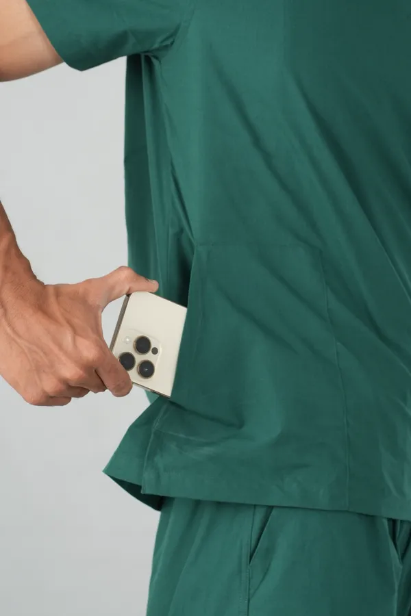 Men's_Scrub_Top_And_Bottom_Half_Sleeves