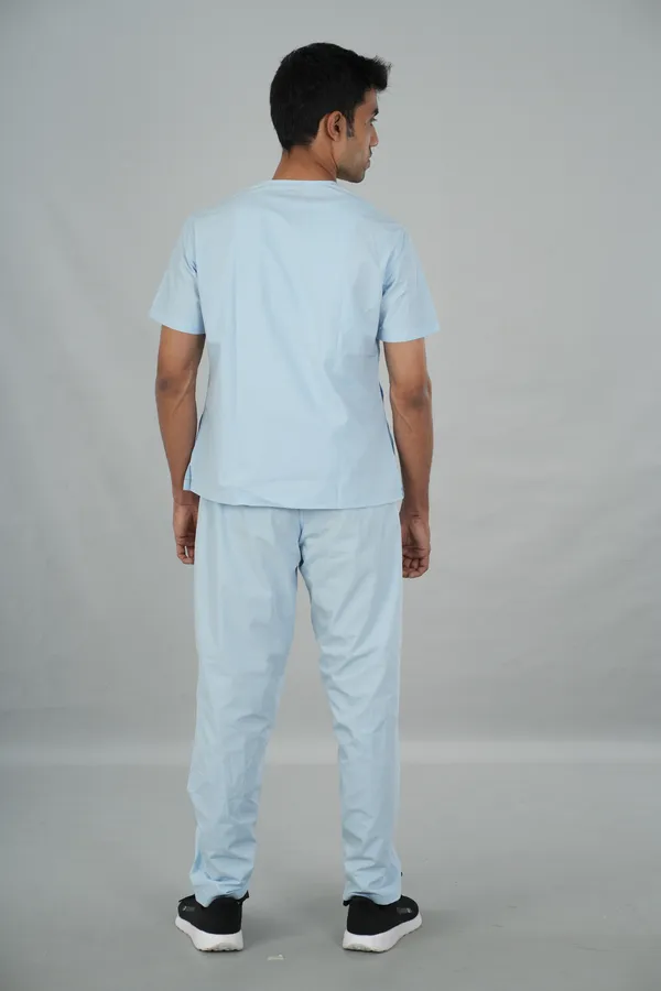 Men's_Scrub_Top_And_Bottom_Half_Sleeves