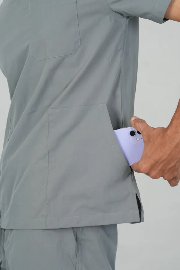 Men's_Scrub_Top_And_Bottom_Half_Sleeves