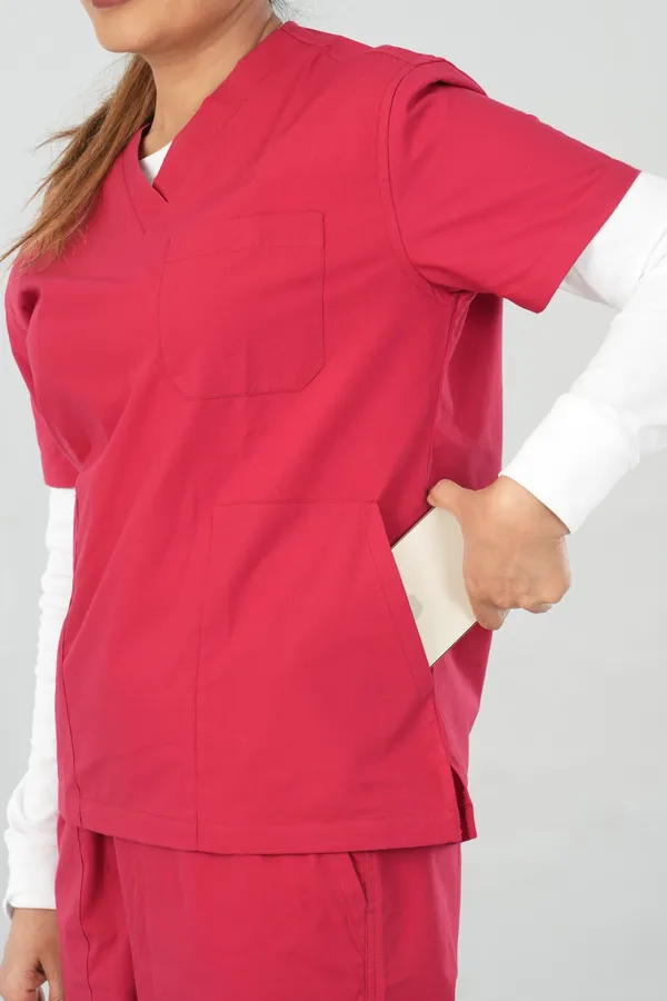 Women's_Scrub_Top_And_Bottom_Half_Sleeves