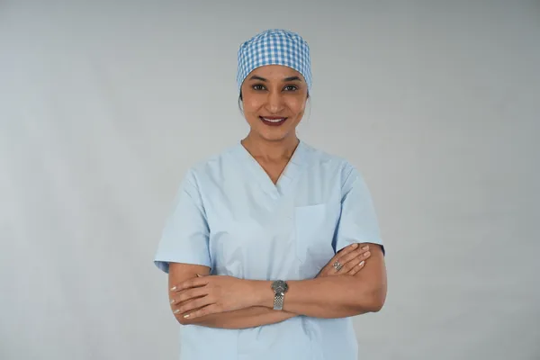 Unisex_Surgeons_Cap_Blue_Checks