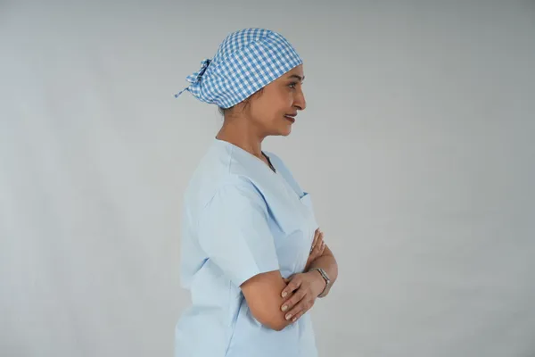 Unisex_Surgeons_Cap_Blue_Checks