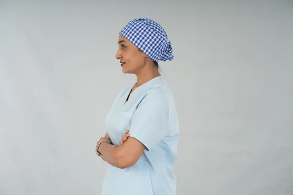 Unisex_Surgeons_Cap_Navy_Blue_Checks