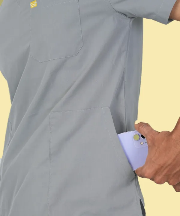 Men's_Scrub_Top_And_Bottom_Half_Sleeves