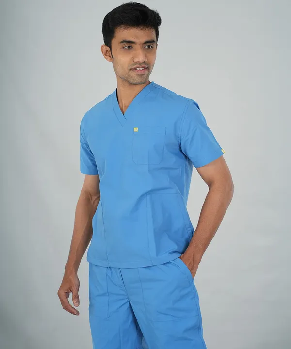Men's_Scrub_Top_And_Bottom_Half_Sleeves