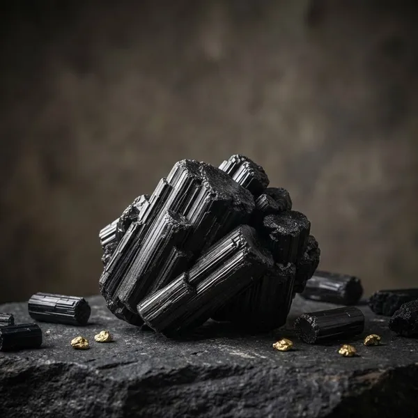 Natural_Black_Tourmaline_Cluster