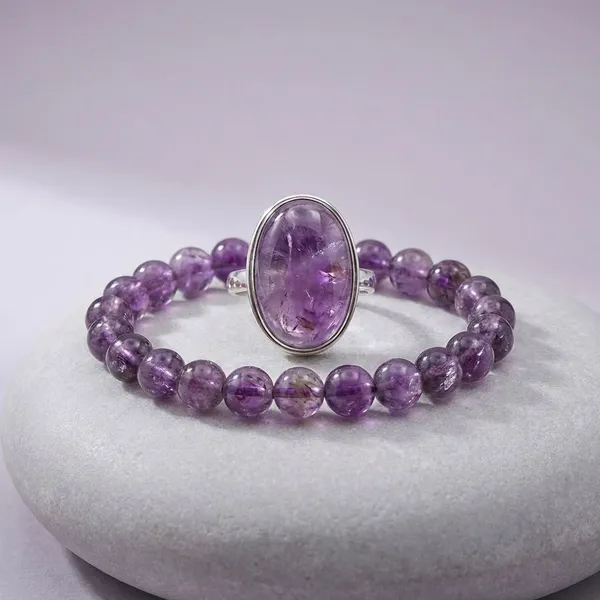 Natural_Amethyst_Ring_and_Bracelet_Combo