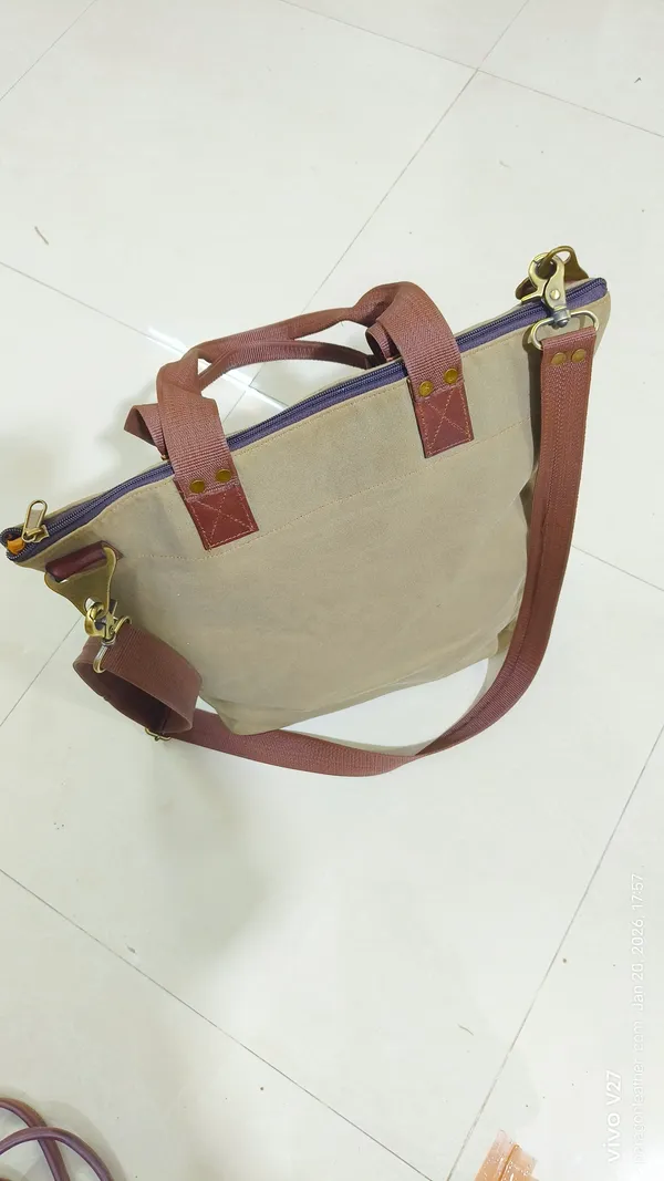 Olive_Green_And_Dark_Brown_Water_Resistant_Waxed_Canvas_And_Genuine_Top_Grain_Leather_Tote_Bag_For_Unisex