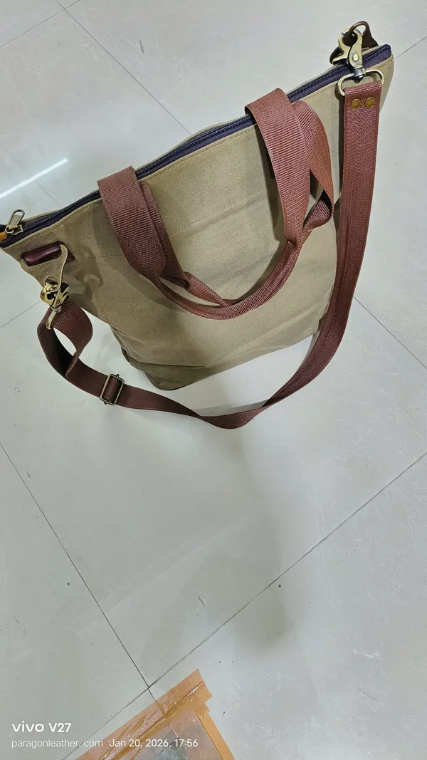 Olive_Green_And_Dark_Brown_Water_Resistant_Waxed_Canvas_And_Genuine_Top_Grain_Leather_Tote_Bag_For_Unisex