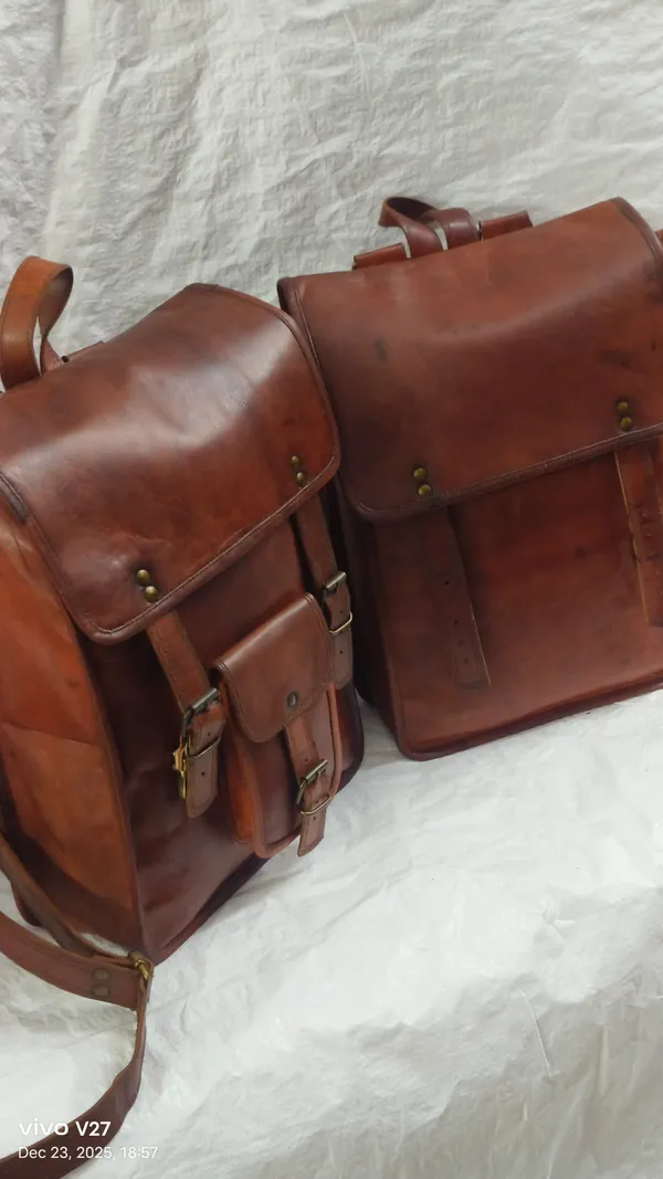 Antique_Brown_Genuine_Goat_Leather_Full_Grain_Leather_Backpack_For_Unisex