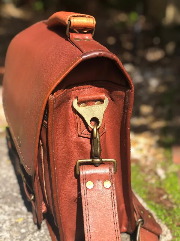 Brown_Premium_Quality_Full_Grain_Leather_And_Internal_Pure_Cotton_Canvas_Messenger_Bag_For_Unisex