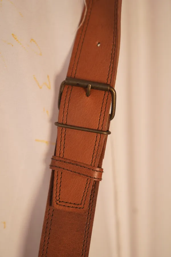 Brown_Premium_Quality_Full_Grain_Leather_And_Internal_Pure_Cotton_Canvas_Messenger_Bag_For_Unisex