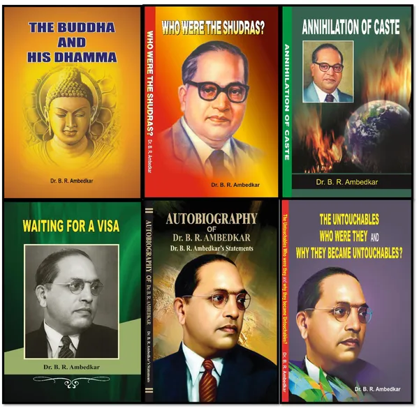 Dr._B.R._Ambedkar_Books_Set_(Pack_of_6):_Annihilation_of_Caste,_The_Buddha_and_His_Dhamma,_Who_Were_the_Shudras?,_The_Untouchables,_Waiting_for_a_Visa_..._Essential_Writings_of_Babasaheb_Ambedkar)