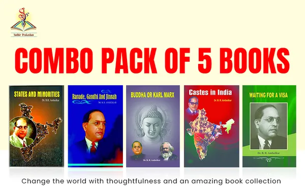 Dr_B_R_Ambedkar'S_Books_(Combo_Pack_Of_5_Books_)_Waiting_For_A_Vis_+__Castes_In_Indi_+__Ranade,Gandhi,Jinna_+__Buddha_Or_Karl_Mar_+__States_And_Minorities_[Jan_01,_2022]_Dr_B_R_Ambedkar