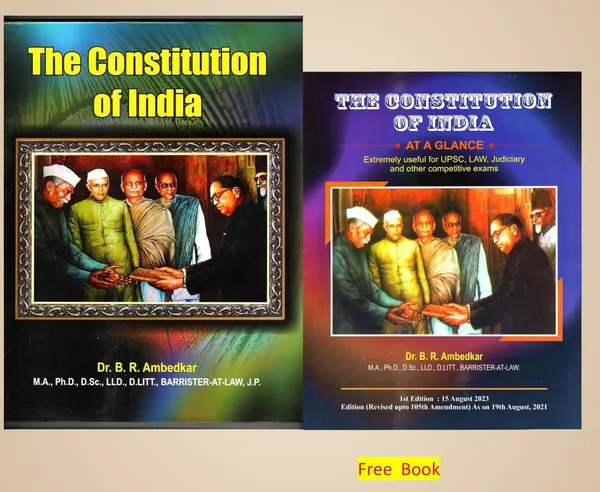 The_Constitution_Of_Indi_+__Free_Book_Constitution_Of_India_At_A_Glance_[Jan_01,_2022]_Dr_Br_Ambedkar