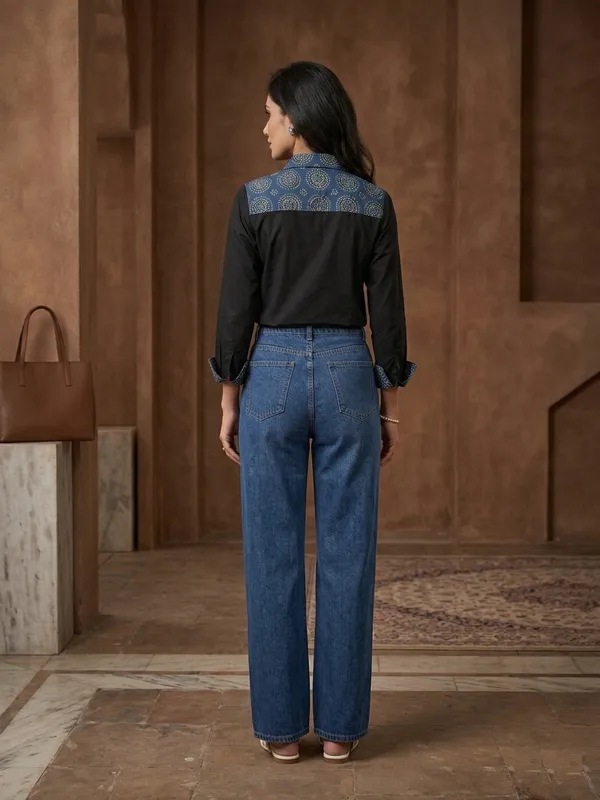 Indigo_Patchwork_Button-Down