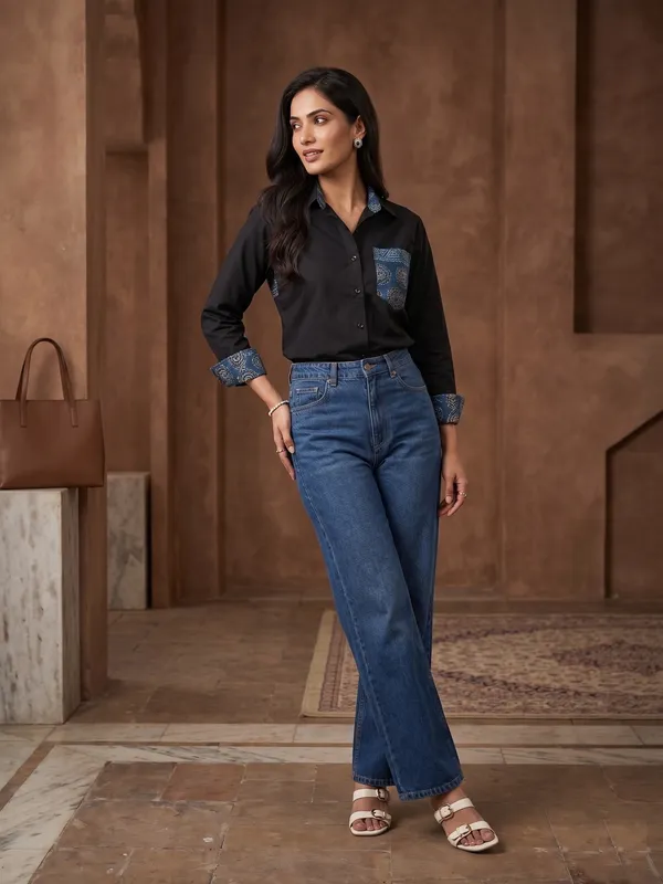 Indigo_Patchwork_Button-Down