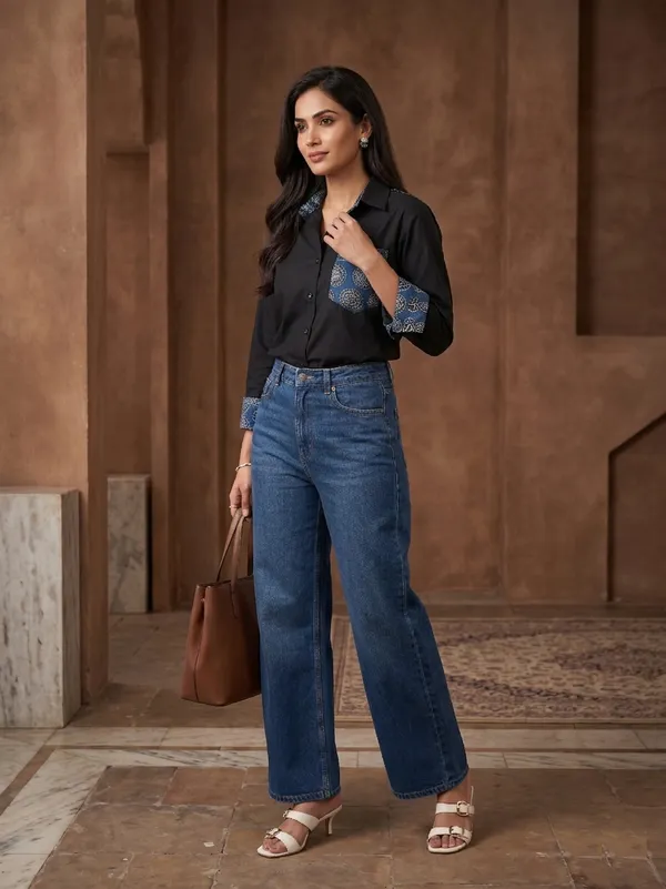 Indigo_Patchwork_Button-Down