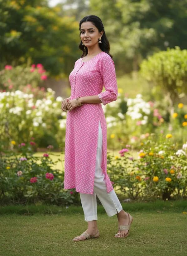 Pink_Cotton_Zigzag_Printed_Straight_Kurta