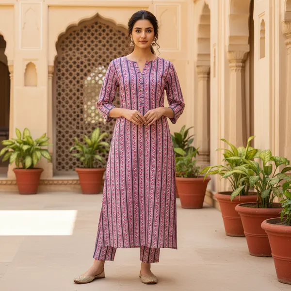 Pink_Printed_Cotton_Straight_Kurta_Set