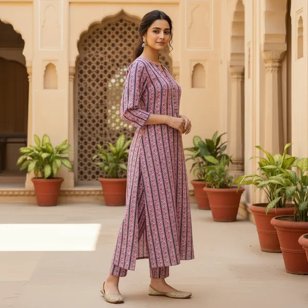 Pink_Printed_Cotton_Straight_Kurta_Set