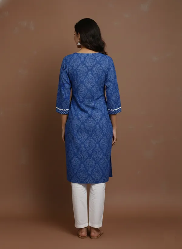 Indigo_Block-Print_Cotton_Angrakha_Kurta