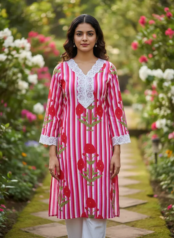 The_Fusion_Trio:_Geometric,_Floral,_And_Striped_Kurta_Set_�_Pack_Of_3