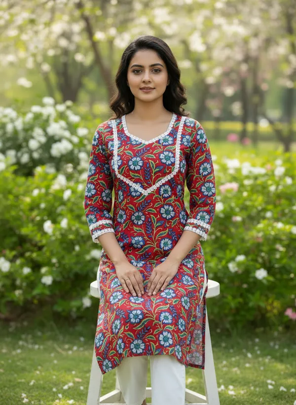 Womens_Pure_Cotton_Printed_Kurta_Combo_�_Pack_Of_3_(Red,_Pink,_&_Emerald)
