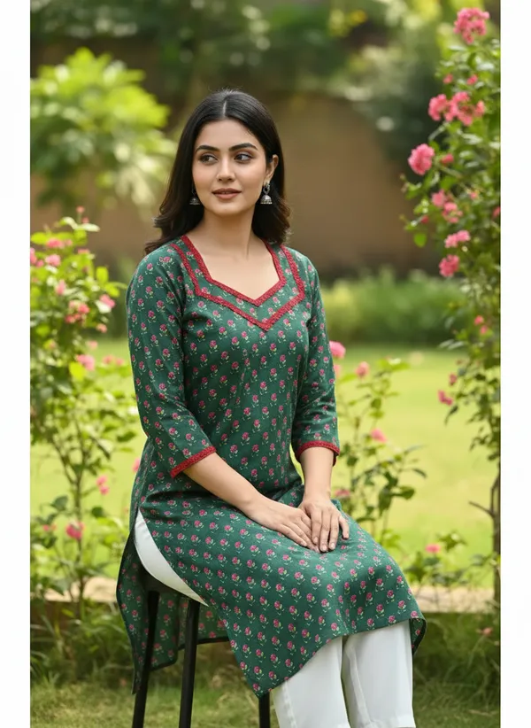Womens_Cotton_Printed_Kurta_Combo_-_Pack_Of_3_(Blue,_Pink_&_Green)
