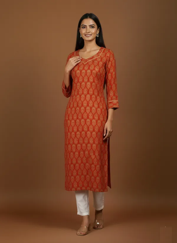 Crimson_Block_Print_Cotton_Embroidered_Straight_Kurta